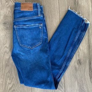 NWOT Madewell 10” High Rise Skinny Crop Jeans size 23